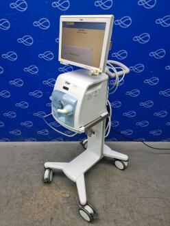Draeger Evita Infinity V500 Ventilator with Infinity C500 Monitor on Trolley - 3