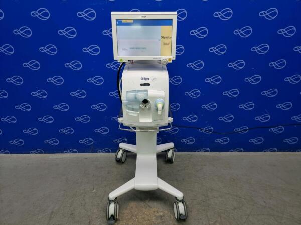 Draeger Evita V300 Ventilator with Infinity C500 Monitor on Trolley