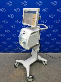 Draeger Evita V300 Ventilator with Infinity C500 Monitor on Trolley - 3