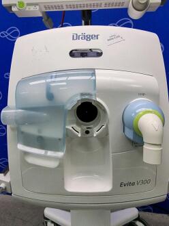 Draeger Evita V300 Ventilator with Infinity C500 Monitor on Trolley - 5