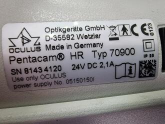 Oculus Pentacam HR 70900 Anterior Segment Tomography Unit on Motorised Table - No HDD - 4