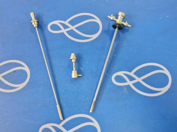 1 x Comeg 196 050 100 Rigid Scope Bridge Adapter, 1 x Comeg 196 020 200 Endoscopy Surgical Sheath and 1 x Comeg 196 040 200 Obturator