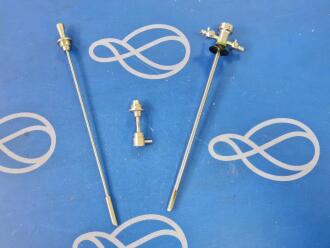 1 x Comeg 196 050 100 Rigid Scope Bridge Adapter, 1 x Comeg 196 020 200 Endoscopy Surgical Sheath and 1 x Comeg 196 040 200 Obturator
