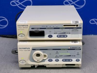 Olympus Visera OTV-S7 Video Processor and Olympus Visera CLV-S40 Light Source