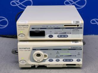Olympus Visera OTV-S7 Video Processor and Olympus Visera CLV-S40 Light Source