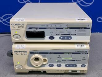 Olympus Visera OTV-S7 Video Processor and Olympus Visera CLV-S40 Light Source