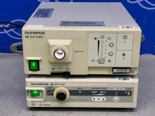 Olympus OTV-S6 Video Processor and Olympus CLV-S20 Light Source