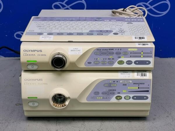 Olympus Evis Lucera CV-260SL Video Processor and Olympus Evis Lucera CLV-260SL Light Source