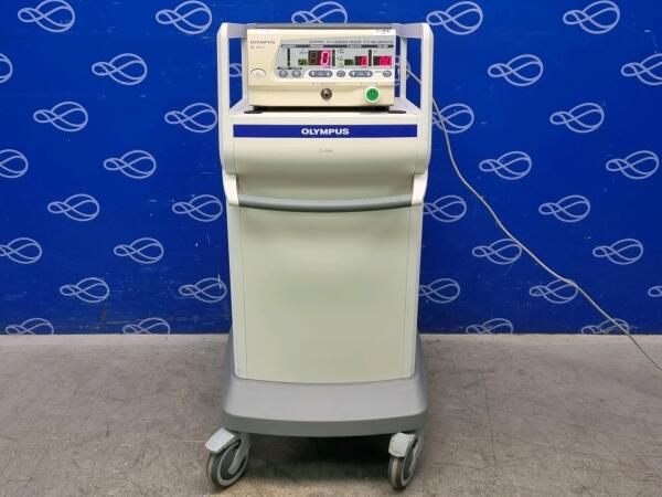 Olympus UHI-3 Insufflator on Olympus TC-E400 Trolley