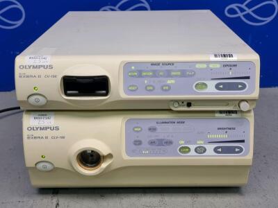 Olympus Evis Exera II CV-180 Video Processor and Olympus Evis Exera II CLV-180 Light Source