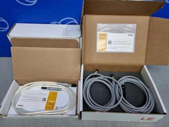 3 x Stryker 0233035100 Universal Fibre Optic Light Cable & 1 x Stryker 0233-050-064 Fibre Optic Light Cable