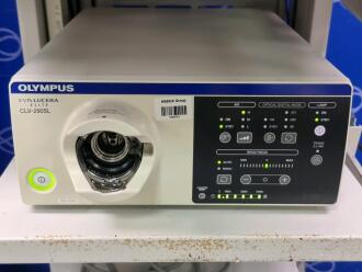 Olympus Evis Lucera Elite CLV-290SL Light Source with Two Olympus WM-NP2 Stack Trollies - 2