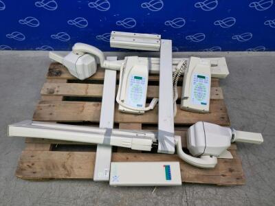 2 x Satelec X-Mind Wall-Mounted X-Ray
