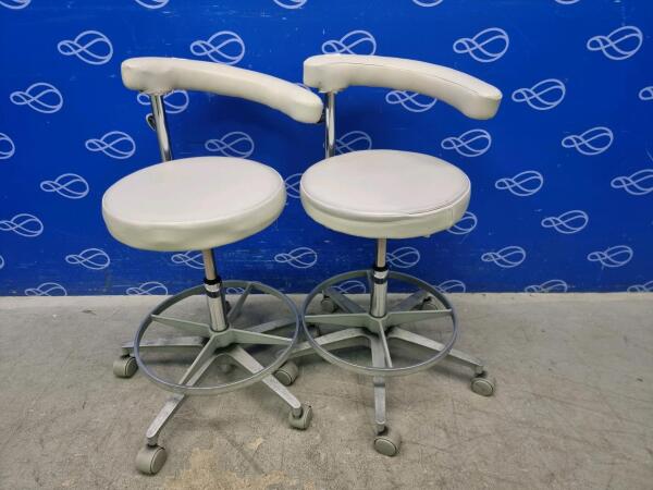 2 x Dentist Stool - no model ID