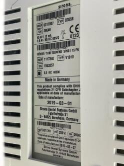 Sirona Orthophos XG 3 OPG - No HDD - 3