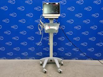 Mindray ePM 12M Patient Monitor on Rollstand