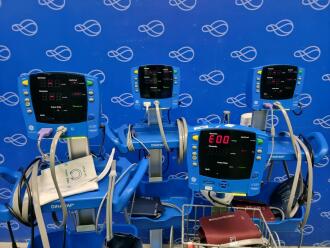 4 x GE Carescape V100 Dinamap Vital Signs Monitor on Rollstand - 2
