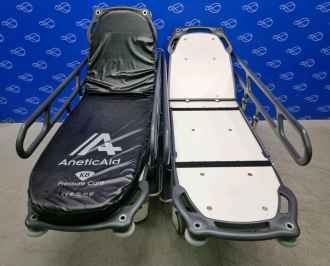 2 x Anetic Aid QA3 Patient Trolley