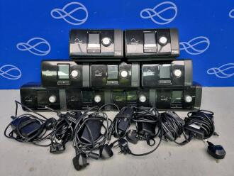 9 x ResMed AirSense 10 Autoset CPAP