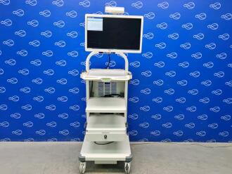 Olympus WM-NP2 Stack Trolley with Olympus OEV262H HD LCD Monitor
