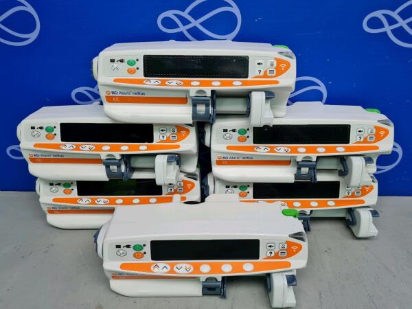 6 x BD Alaris NeXus CC Syringe Driver