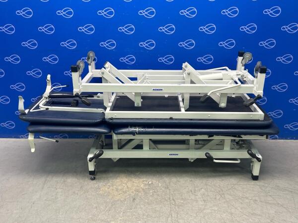 2 x Akron Blue Mobile Patient Couch
