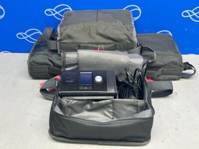 4 x ResMed AirSense 10 Autoset CPAP Units with Side Covers