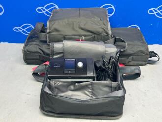 4 x ResMed AirSense 10 Autoset CPAP Units with Side Covers