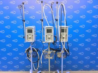 3 x Infant Flow SiPAP On Rollstand
