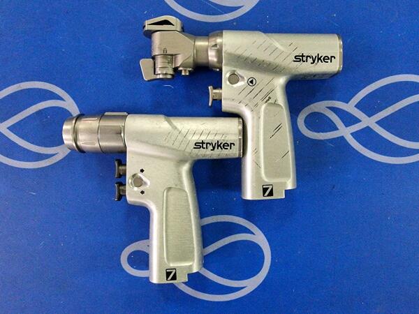 Stryker System 7 Dual Trigger Rotary Handpiece & Stryker System 7 Sagittal Saw Handpiece