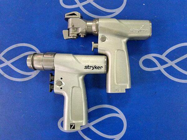Stryker System 7 Dual Trigger Rotary Handpiece & Stryker System 7 Sagittal Saw Handpiece