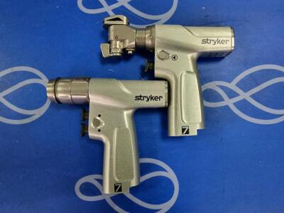 Stryker System 7 Dual Trigger Rotary Handpiece & Stryker System 7 Sagittal Saw Handpiece