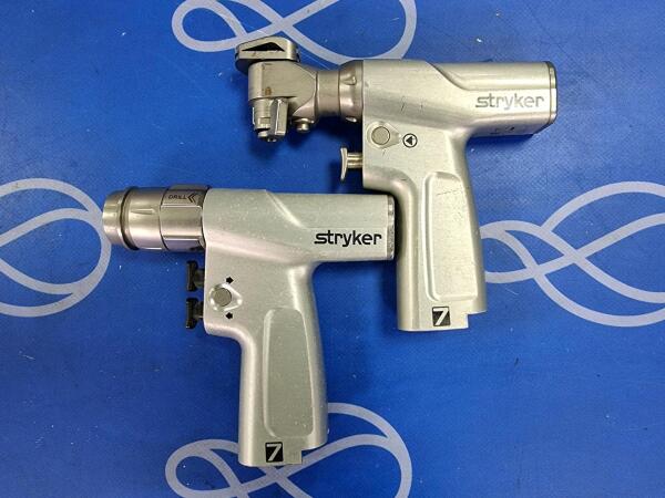 Stryker System 7 Dual Trigger Rotary Handpiece & Stryker System 7 Sagittal Saw Handpiece