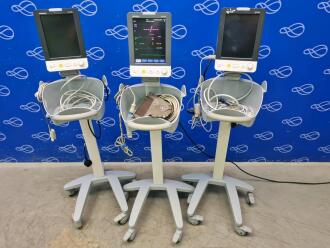 3 x Mindray VS-900 Vital Signs Monitor on Rollstand