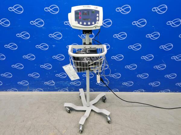 Welch Allyn 53N00 Vital Signs Monitor on Rollstand