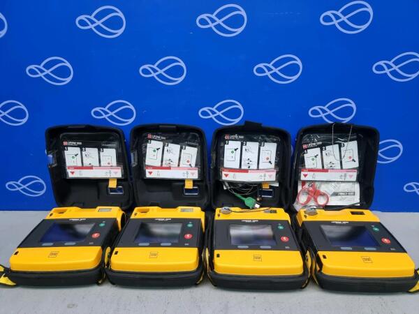 4 x Physio Control Lifepak 1000 AED Defibrillator