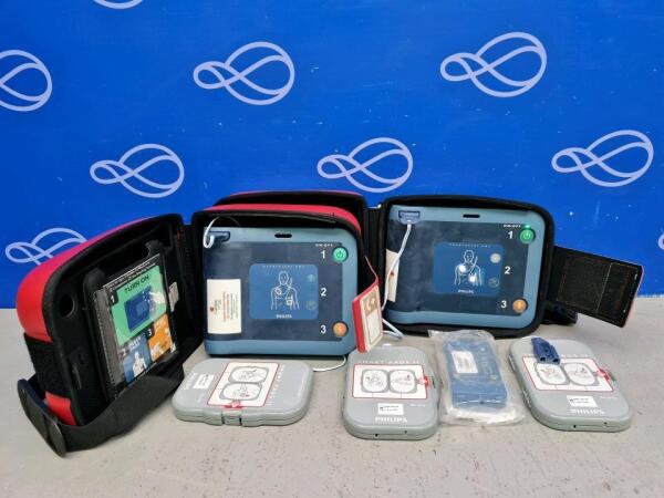 2 x Philips Heartstart FRx Defibrillator