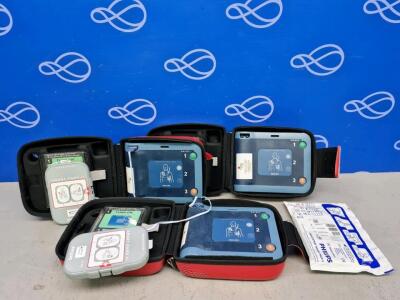 3 x Philips Heartstart FRx Defibrillator