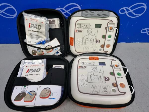 2 x CU Medical CU-SP1 Ipad AED Defibrillator
