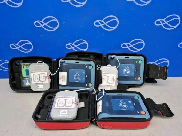 3 x Philips Heartstart FRx Defibrillator