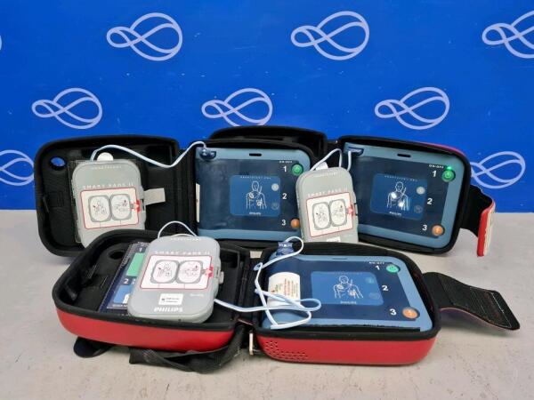 3 x Philips Heartstart FRx Defibrillator