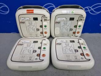 4 x CU Medical CU-SP1 Ipad AED Defibrillator