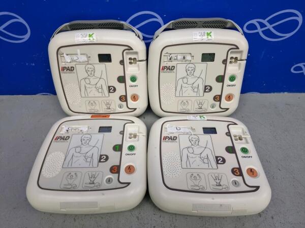 4 x CU Medical CU-SP1 Ipad AED Defibrillator