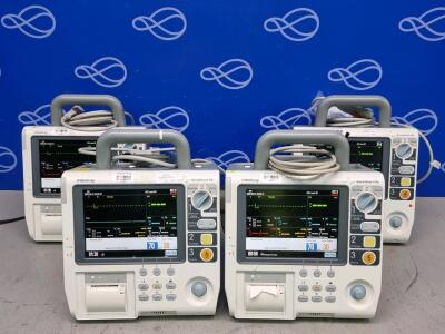 4 x Mindray BeneHeart D6 Defibrillator with Pacing Function