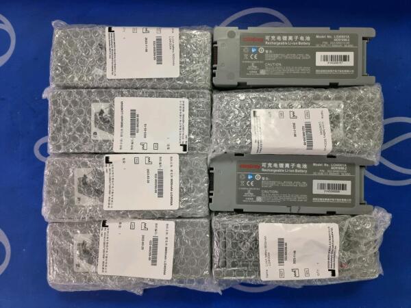 8 x Mindray Battery Model Number LI34I001A for BeneHeart D6 Defibrillator