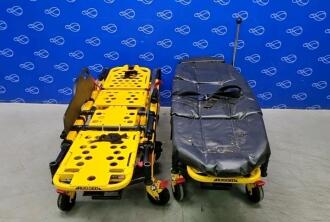 2 x Stryker 6550 Power Pro TL Ambulance Stretcher