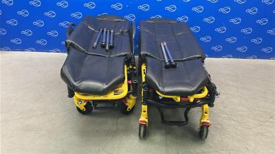 2 x Stryker 6550 Power Pro TL Ambulance Stretcher