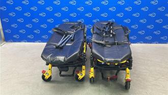 2 x Stryker 6550 Power Pro TL Ambulance Stretcher