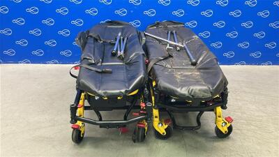 2 x Stryker 6550 Power Pro TL Ambulance Stretcher