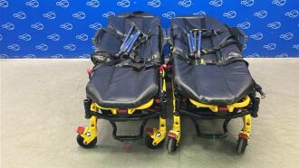 2 x Stryker 6550 Power Pro TL Ambulance Stretcher
